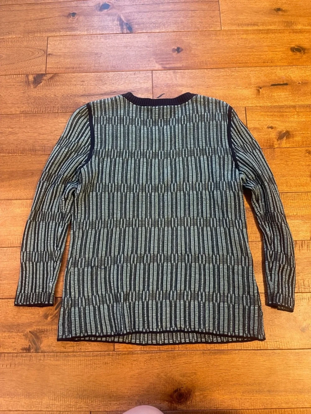 Tory Burch Arielle Crewneck Sweater Womens Medium Knit Pullover Preppy Cotton